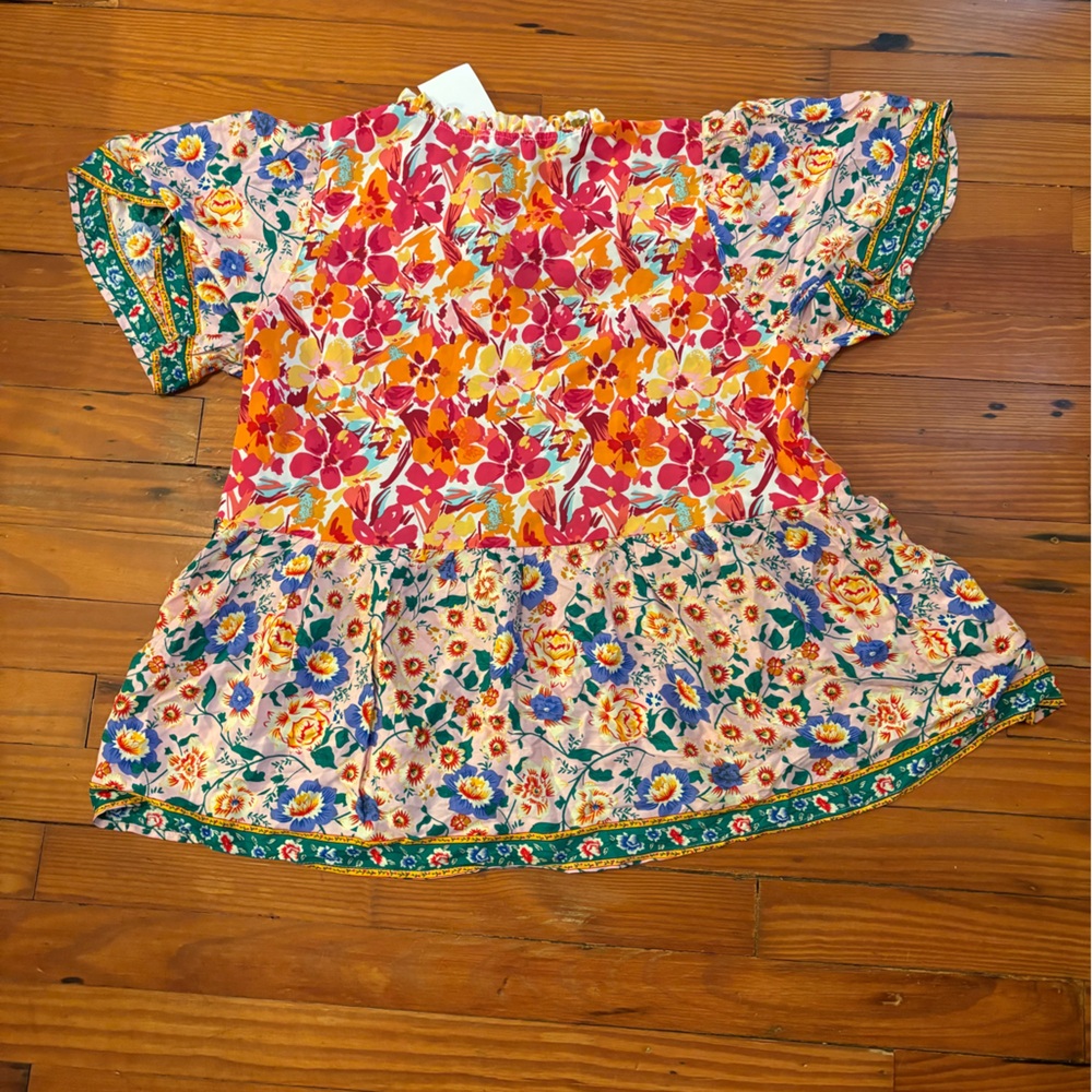 Umgee Multicolor Floral Blouse - Picture 4 of 6